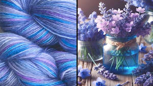 Ad Maiora Mohair: Ad Maiora - Mohair Yarn - Bluebells and Lavender