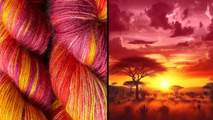 Ad Maiora - Mohair Yarn - African Sunset