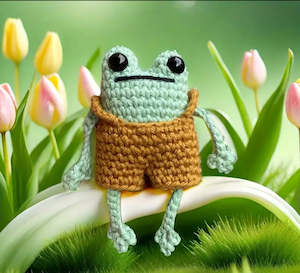 Amigurumi Crochet Kits: Amigurumi Crochet Kit - Frog