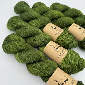 Dark Omen - Merino Sock - Verdant