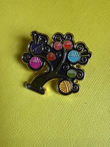 Enamel Pin - Yarn Tree