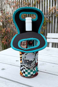 Annah Stretton: AS Neoprene Wine Bag - Disco Fever