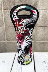 Annah Stretton: AS Neoprene Wine Bag - Peaky Retro