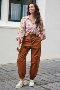 Charlo By Augustine: Barley Pant-Rust