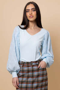 Amaya: Frances Top - Blue