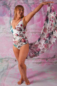Swimwear: AS - Swim Scarf - Ataahua Floral