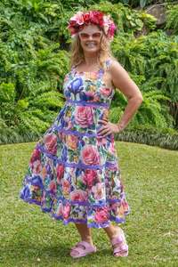 Annah Stretton: Meg Bambi Dress -Floral Overload