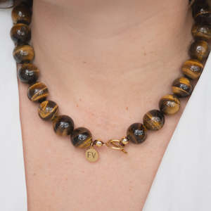 Fabuleux Vous 1: Tiger's Eye Polished Necklace