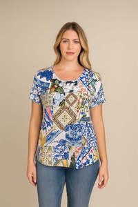 Bittermoon: Bittermoon Scoop Hem Top