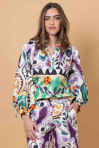 Nova Top - Aztec Print