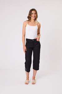 Democracy: Lily 3/4 Pant - Silver
