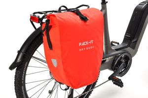 Bags Carriers: Pack-IT Drybag Pannier Red