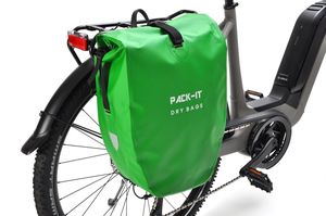 Bags Carriers: Pack-IT Drybag Pannier Green