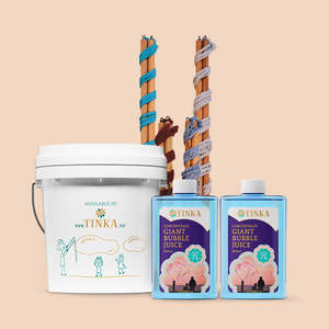Tinka Concentrate Giant Bubble Range: Epic Fun Kit - 14L Tinka Giant Bubble Concentrate