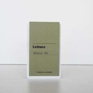 Seeds: Lettuce, Mesclun Mix