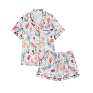 Thea Collection 2022: Thea Satin PJ Set | Fruits