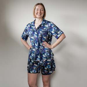 All Sleepwear: Sophia Short PJ Set | Midnight Bloom