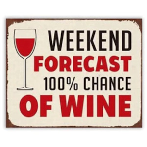 Art: Retro Sign - Weekend Forecast