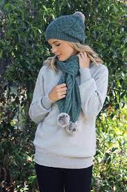 Possum Merino: Lothlorian Possum Merino Rabbit Fur Pompom-Sage