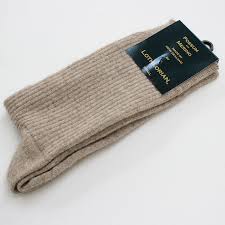 Lothlorian Possum Merino Dress Sock-Natural