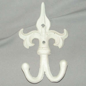 Hooks Cast Iron: HOOKS - Fleur Cream