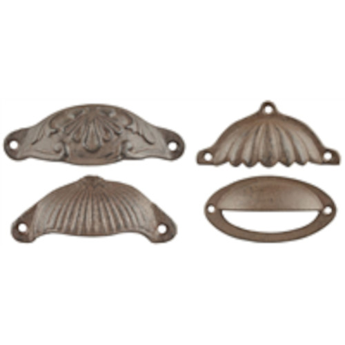 Hooks Cast Iron: CAST IRON DRAW HANDLES - ASSORTED