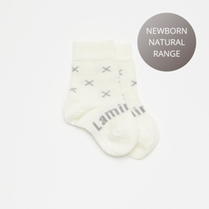 Lamington Merino Socks: Lamington Merino Crew Socks-Fox