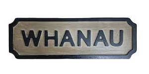 Art: SMALL WHANAU SIGN