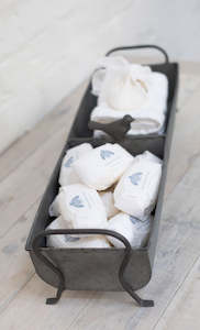 Trays Boards Boxes Baskets: Metal Songbird Double Tray