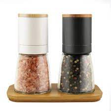 Salt Pepper Mills: Dishy Futago Mill Set