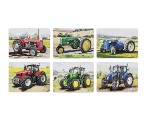Placemats Table Runners: Tractors Then/Now Placemats