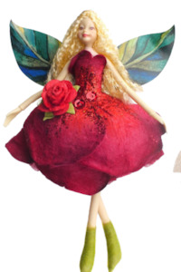 Christmas Tree Hangers: Rose Fairy