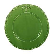 Dragonfly Dinnerware: Dragonfly Dinner Plate - GREEN