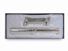 Wedding: Wedding Certificate Holder-Silver