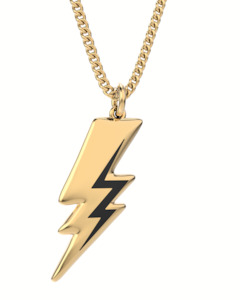 Chocli Jewelry: CHOCLI Lightning Bolt Necklace