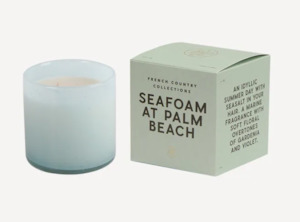 Candle Holders Lanterns Candles: French Country - Seafoam at Palm Beach Glass Candle