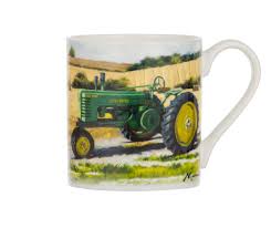 Coffee Tea Cups: Tractors Then/Now John Deere Mug