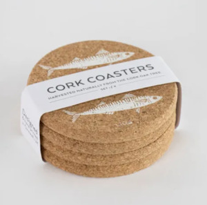 LIGA Cork Coasters - Mackeral