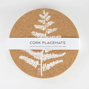 Sale: LIGA Cork Placemats - Fern