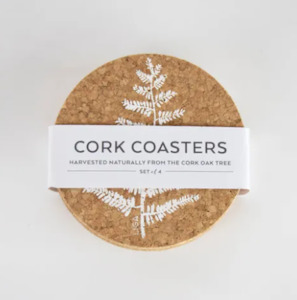Sale: LIGA Cork Coasters - Fern