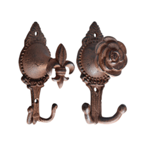 Hooks Cast Iron: Cast Iron Flower Hook