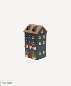 Tea Light Houses: Alsace Tea Light Shop Light Navy