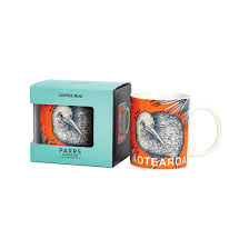 Souvenirs: PARRS Coffee Mug - Kiwi Stripe Orange