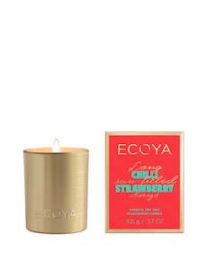 Ecoya: ECOYA Chilli Strawberry Mini Goldie Candle