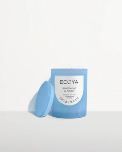 ECOYA Metro Candle - Sandalwood & Amber