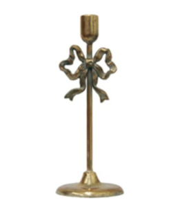 Bow Design Candleholder - Medium