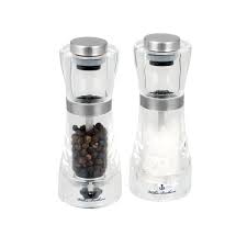 Salt Pepper Mills: WILKIE Acrylic Salt & Pepper Mills
