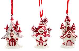 North Pole Tree Hangers - Cottages