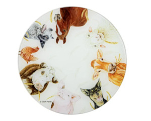 New: Farmyard Faces II - Round Surface Protector