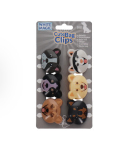 WHITE MAGIC Cute Bag Clips - DOGS